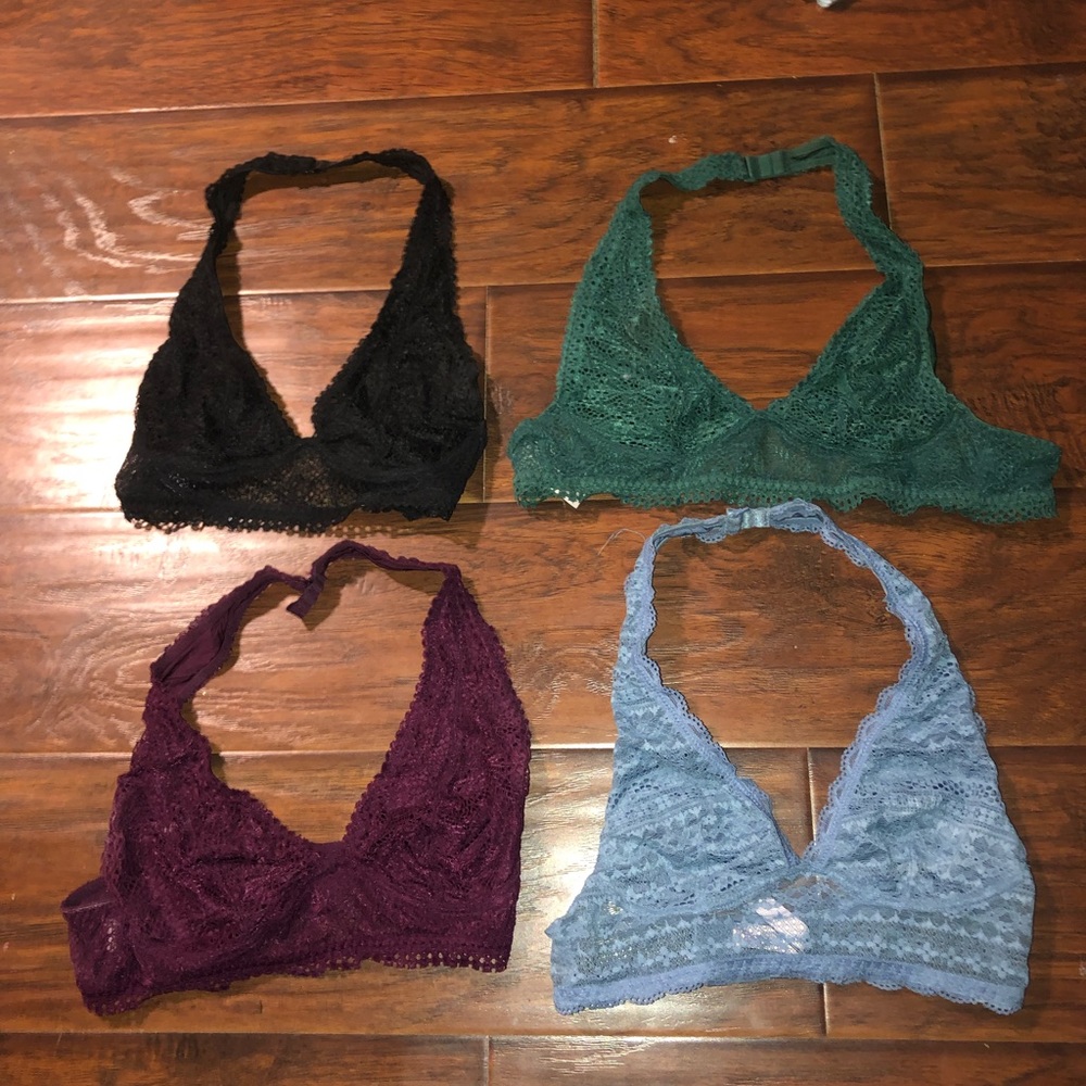 Four victoria secret bralettes